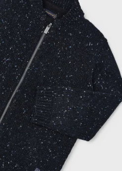 BOY Mayoral Boy Fleck Zip Cardigan