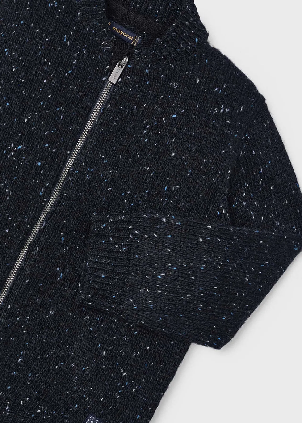 BOY Mayoral Boy Fleck Zip Cardigan