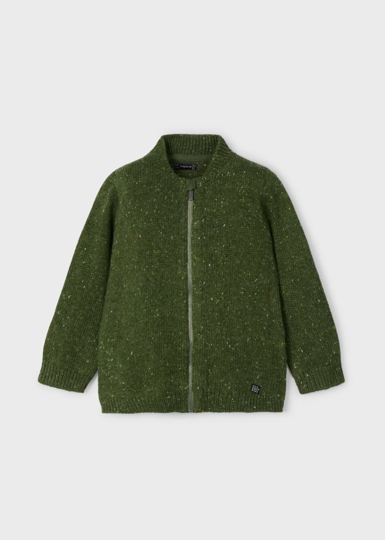 BOY Mayoral Boy Fleck Zip Cardigan