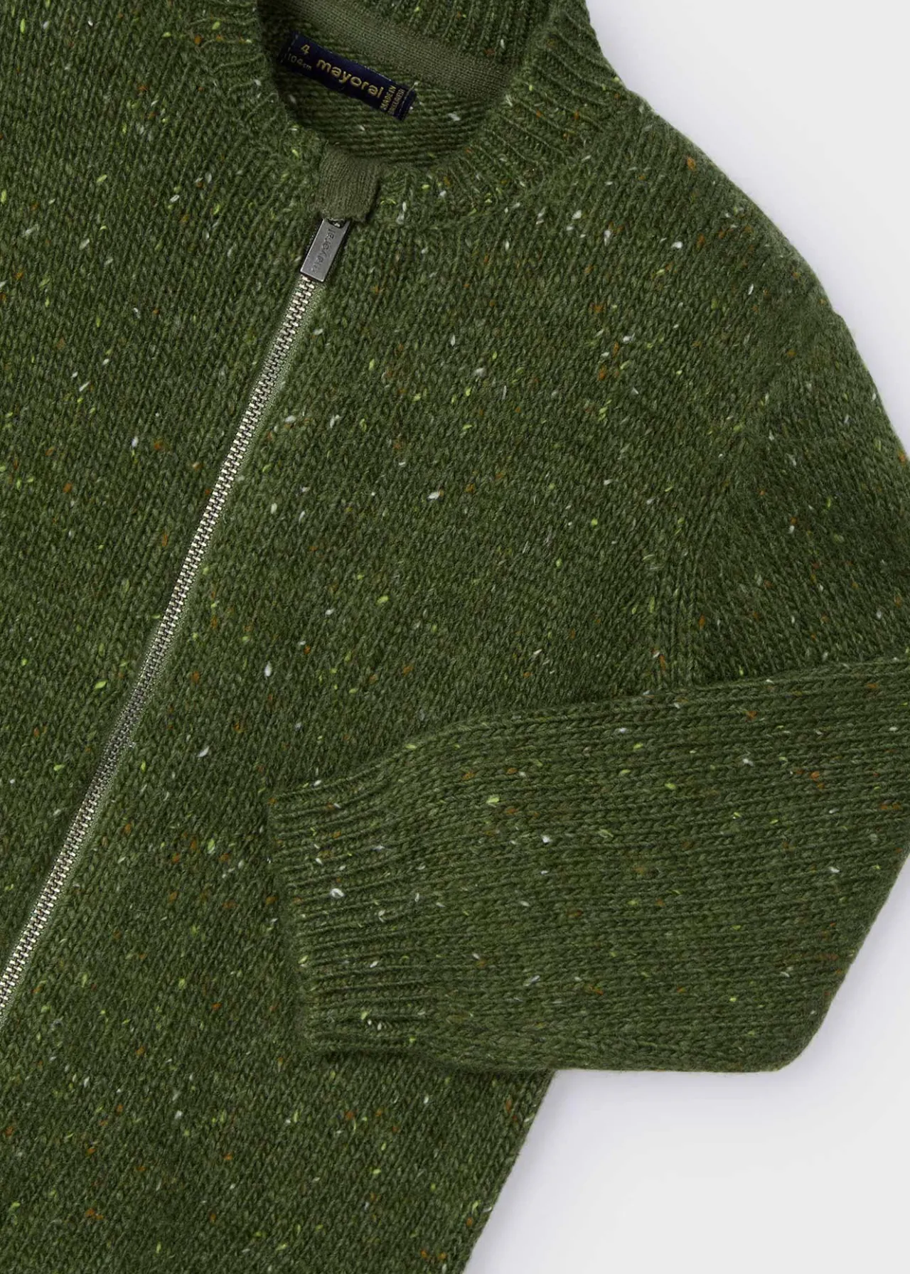 BOY Mayoral Boy Fleck Zip Cardigan