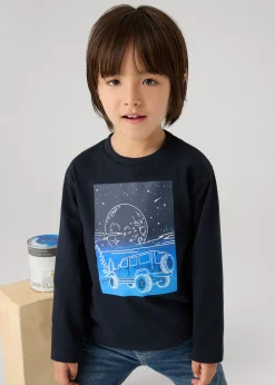 BOY Mayoral Boy Glow in the Dark Print T-Shirt