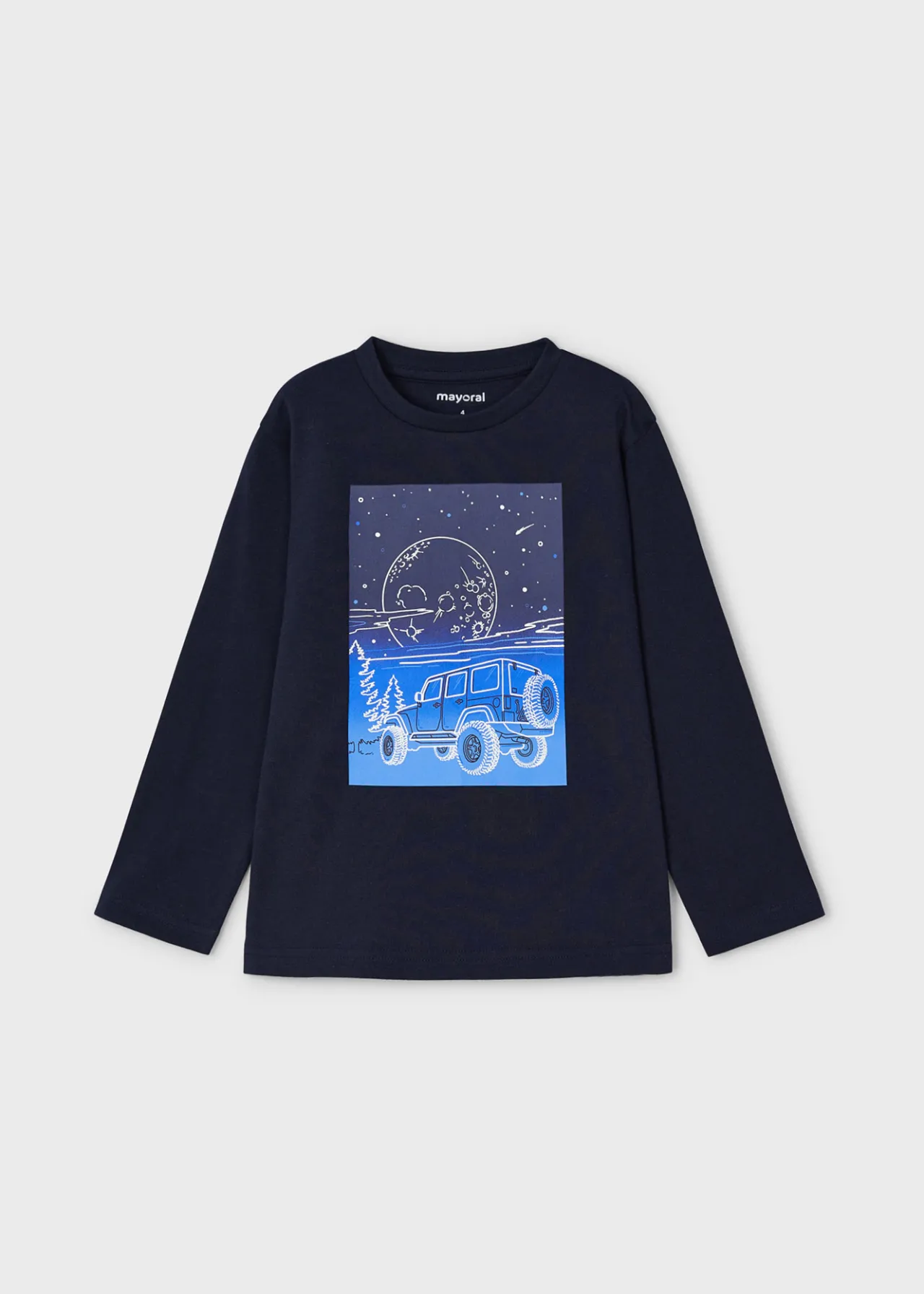BOY Mayoral Boy Glow in the Dark Print T-Shirt