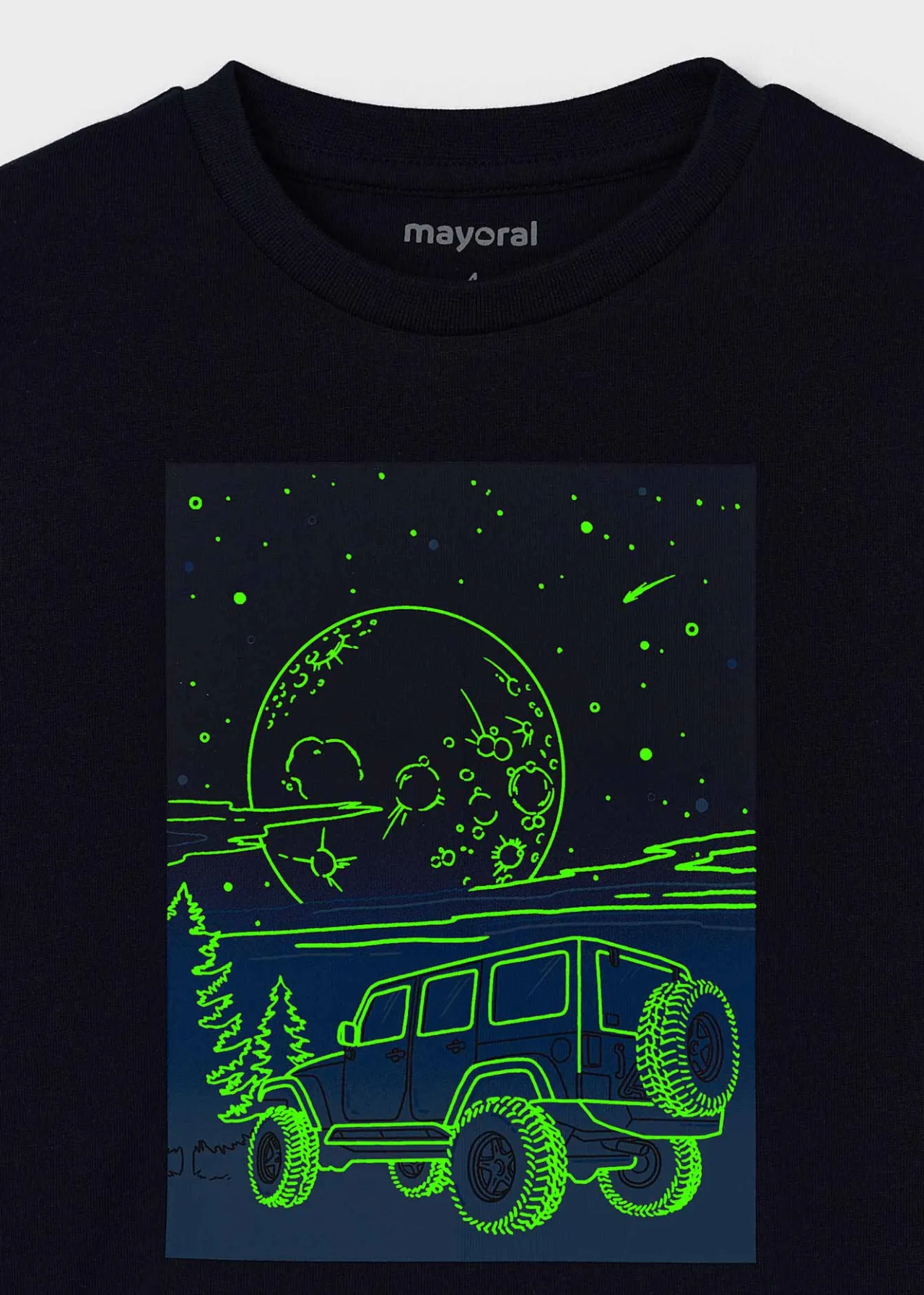 BOY Mayoral Boy Glow in the Dark Print T-Shirt