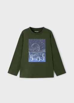 BOY Mayoral Boy Glow in the Dark Print T-Shirt