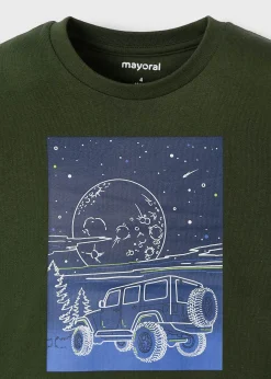 BOY Mayoral Boy Glow in the Dark Print T-Shirt