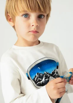 BOY Mayoral Boy Goggles Print T-Shirt