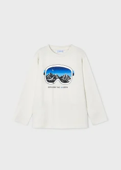 BOY Mayoral Boy Goggles Print T-Shirt