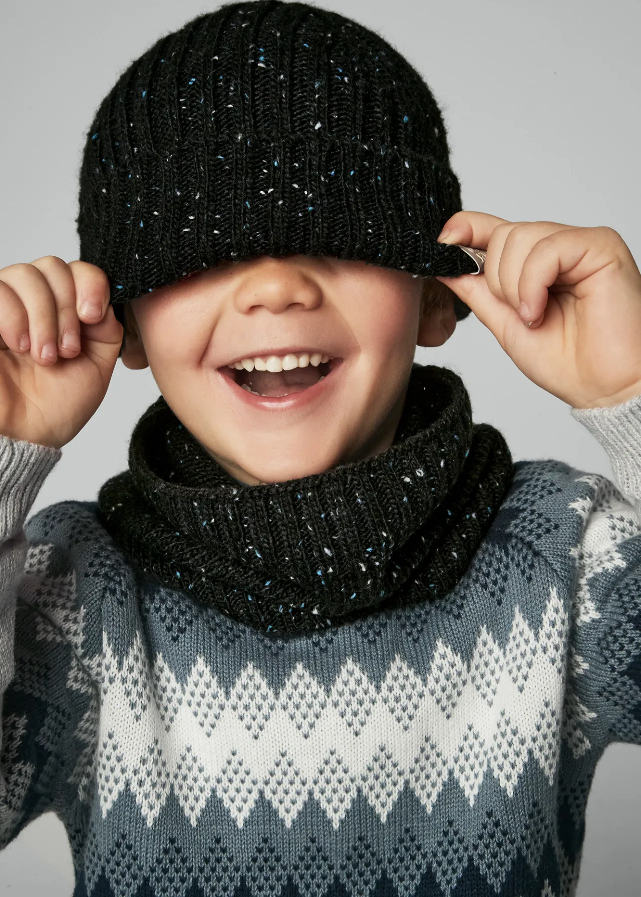 BOY Mayoral Boy Hat and Neck Warmer