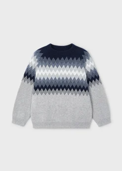BOY Mayoral Boy Jacquard Sweater