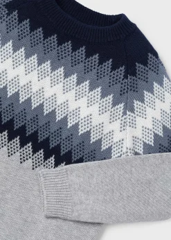 BOY Mayoral Boy Jacquard Sweater