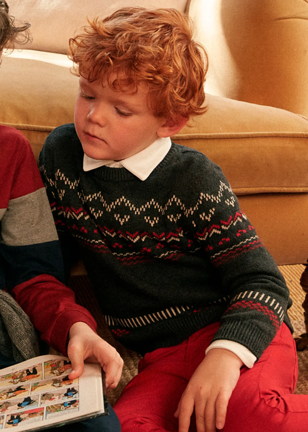 BOY Mayoral Boy Jacquard Sweater