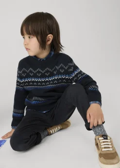 BOY Mayoral Boy Jacquard Sweater