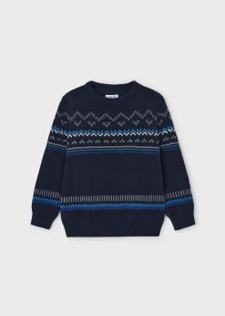 BOY Mayoral Boy Jacquard Sweater