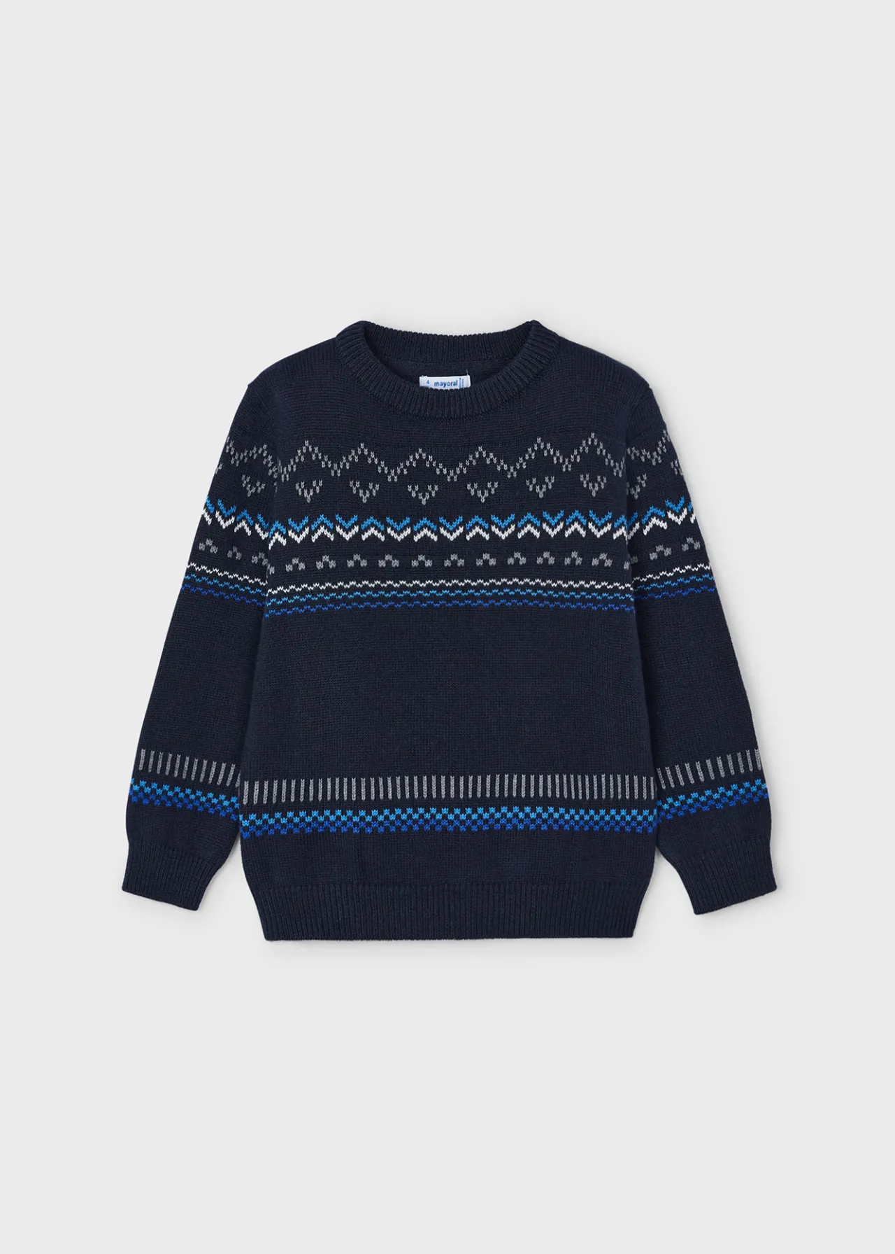 BOY Mayoral Boy Jacquard Sweater