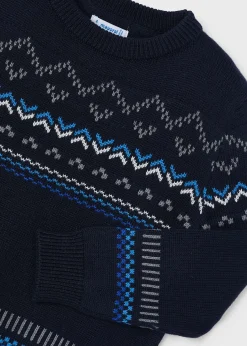 BOY Mayoral Boy Jacquard Sweater