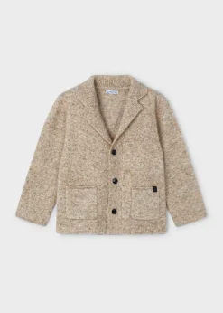 BOY Mayoral Boy Knit Lapel Collar Cardigan