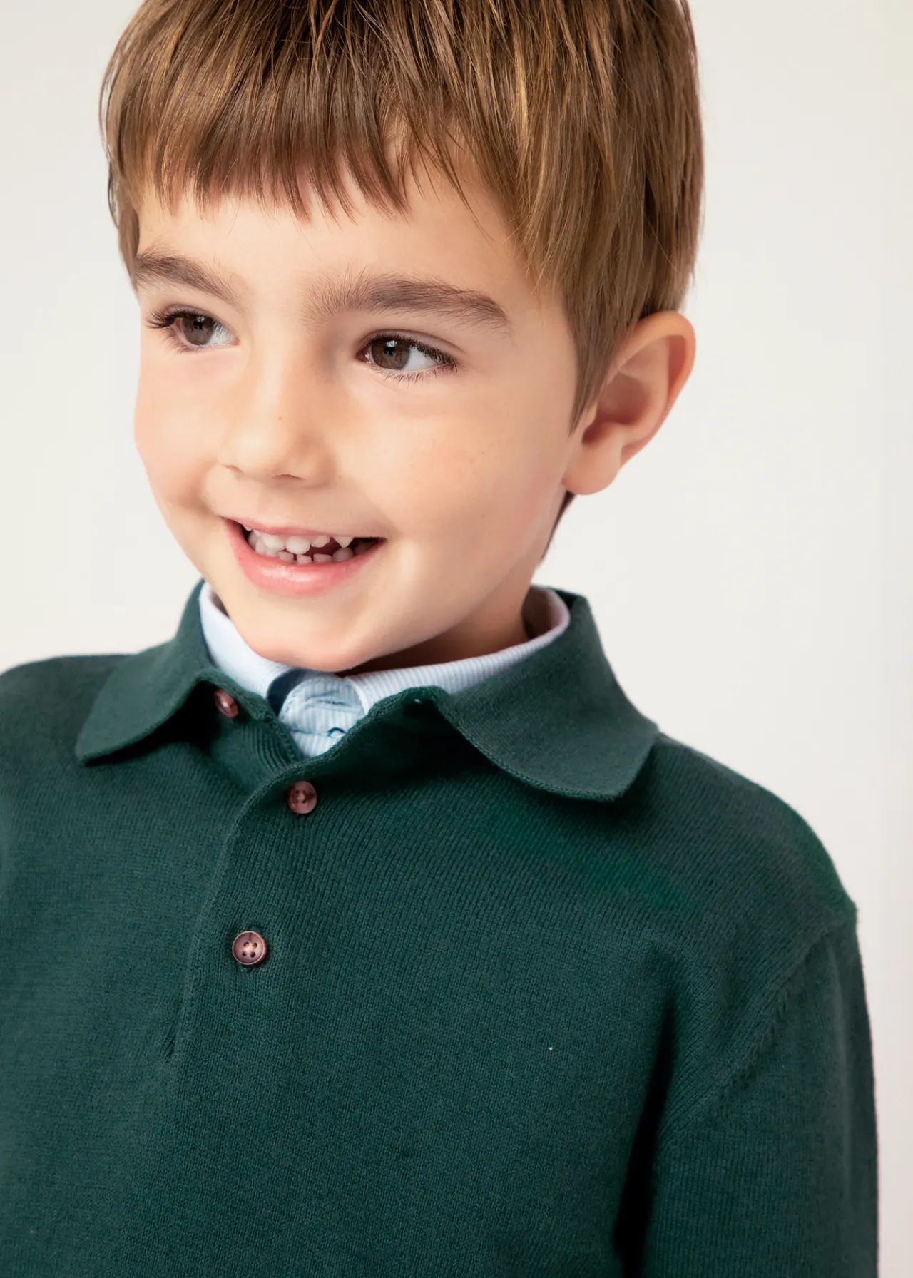 BOY Mayoral Boy Knit Polo Shirt