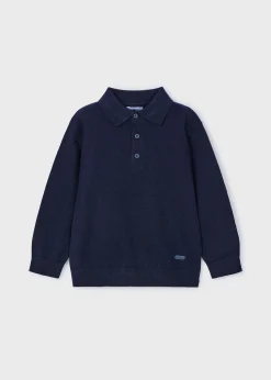 BOY Mayoral Boy Knit Polo Shirt