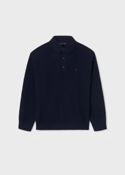BOY Mayoral Boy Knit Polo Shirt