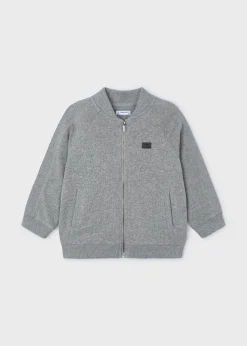BOY Mayoral Boy Knit Zip Bomber Jacket