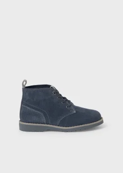 BOY Mayoral Boy Lace-Up Suede Ankle Boots