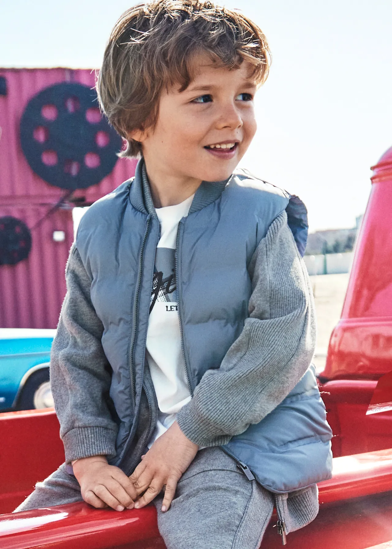 BOY Mayoral Boy Lightweight Quilted Vest