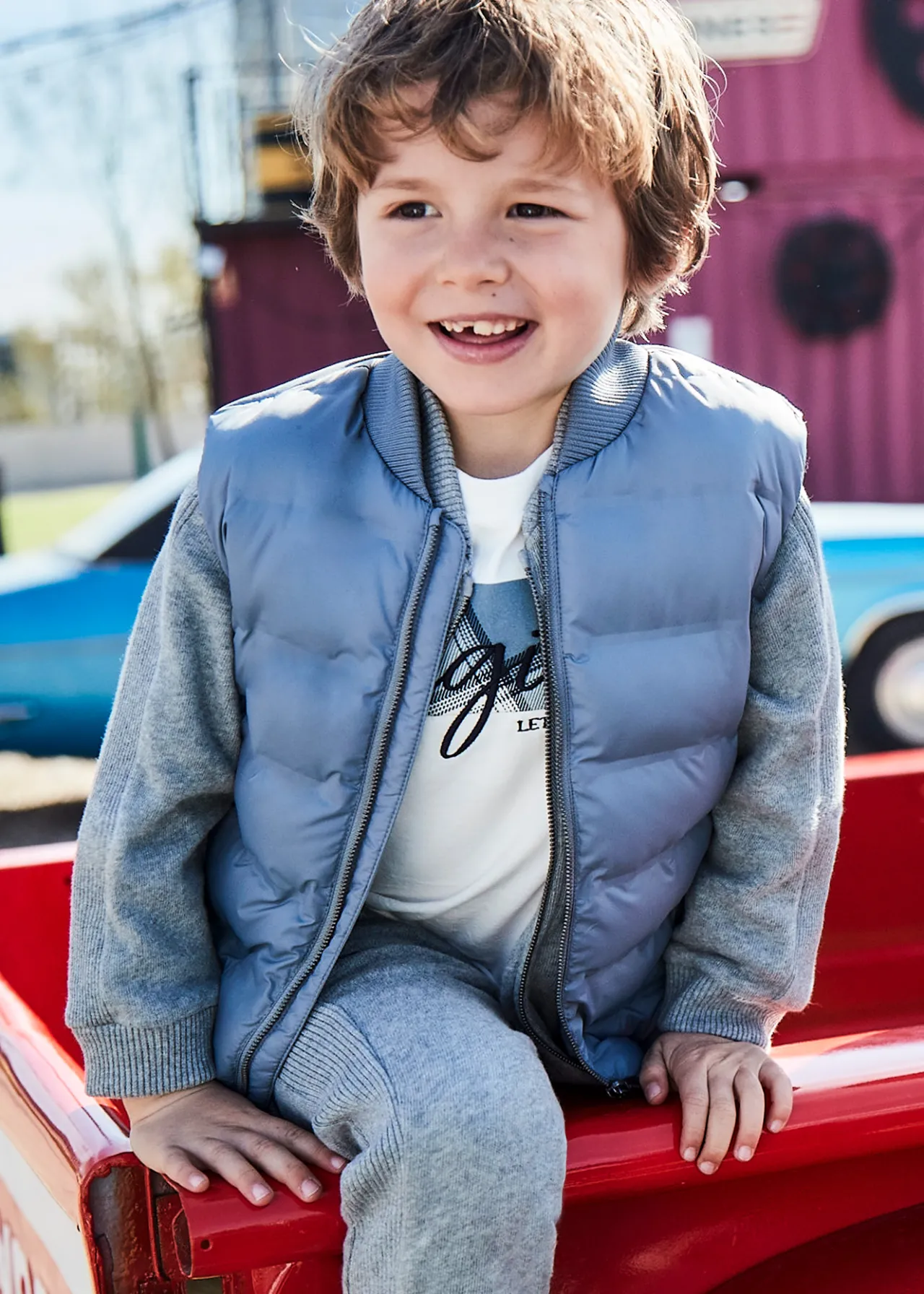 BOY Mayoral Boy Lightweight Quilted Vest