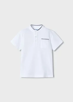 BOY Mayoral Boy Mandarin Collar Polo Shirt