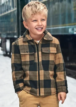 BOY Mayoral Boy Plaid Jacket
