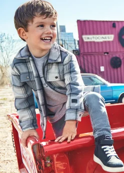 BOY Mayoral Boy Plaid Jacket