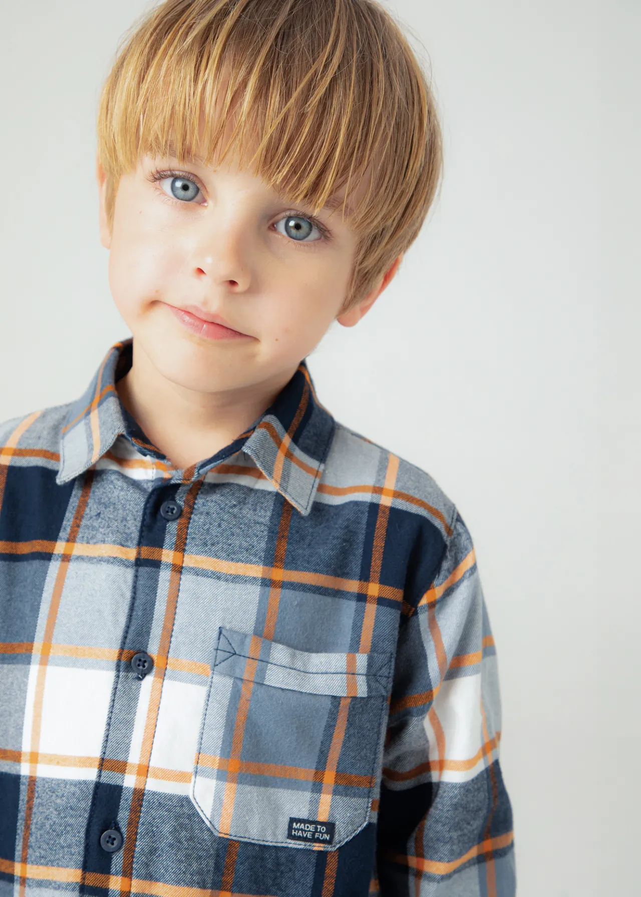 BOY Mayoral Boy Plaid Overshirt