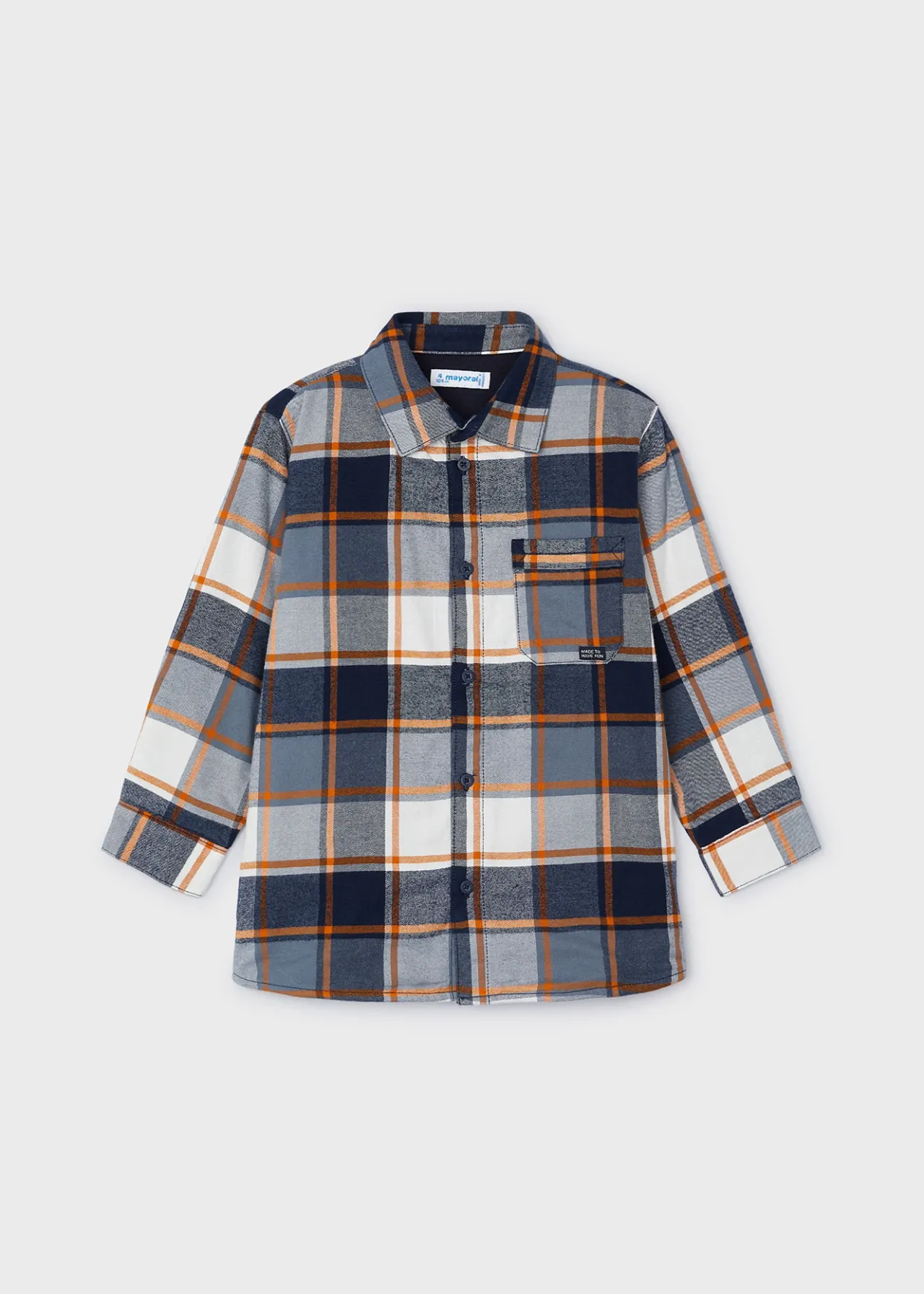 BOY Mayoral Boy Plaid Overshirt
