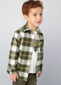 BOY Mayoral Boy Plaid Overshirt