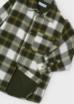BOY Mayoral Boy Plaid Overshirt