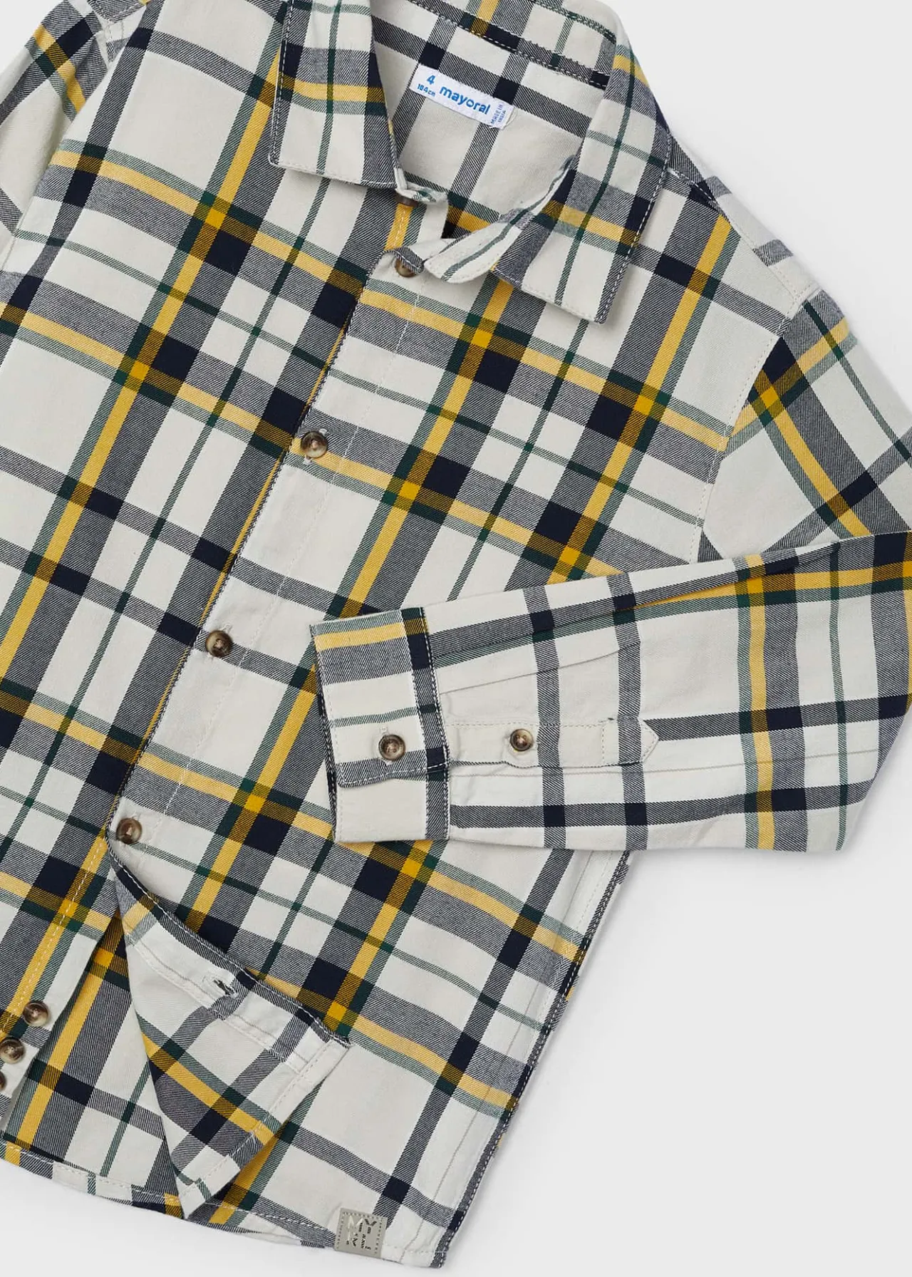 BOY Mayoral Boy Plaid Shirt