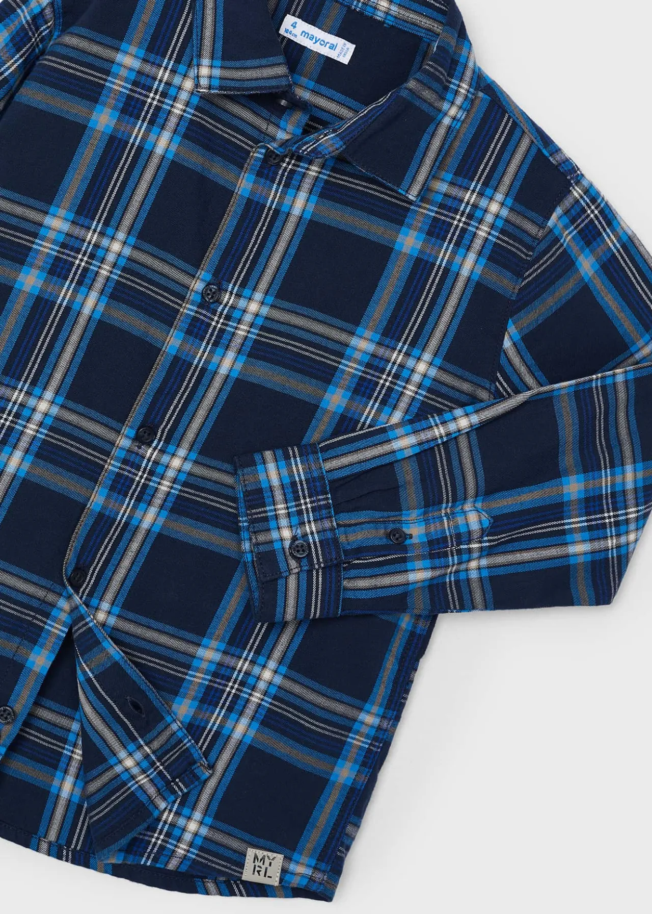 BOY Mayoral Boy Plaid Shirt