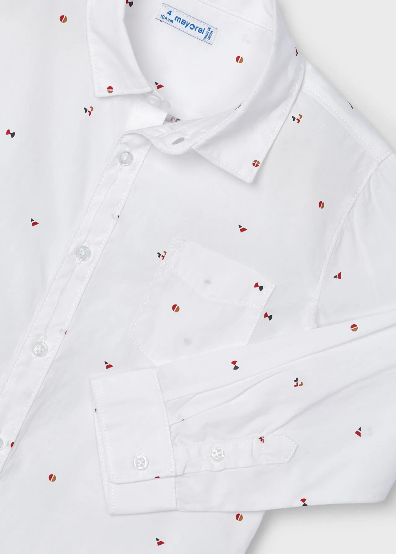 BOY Mayoral Boy Print Shirt