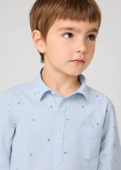 BOY Mayoral Boy Print Shirt