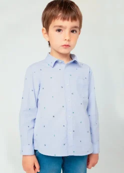 BOY Mayoral Boy Print Shirt