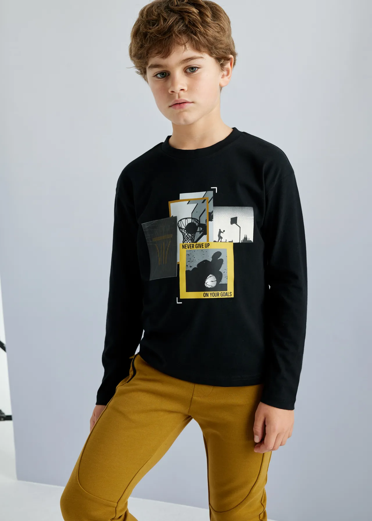BOY Mayoral Boy Print T-Shirt