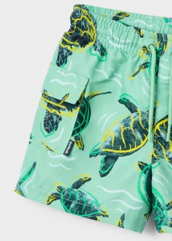 BOY Mayoral Boy Printed Swim Trunks