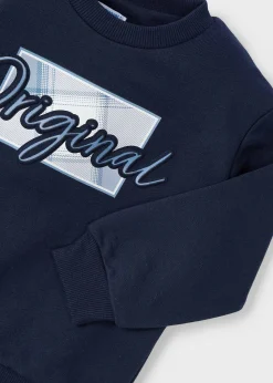 BOY Mayoral Boy Relaxed Shoulder Sweatshirt