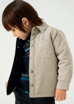 BOY Mayoral Boy Reversible Corduroy Shirt