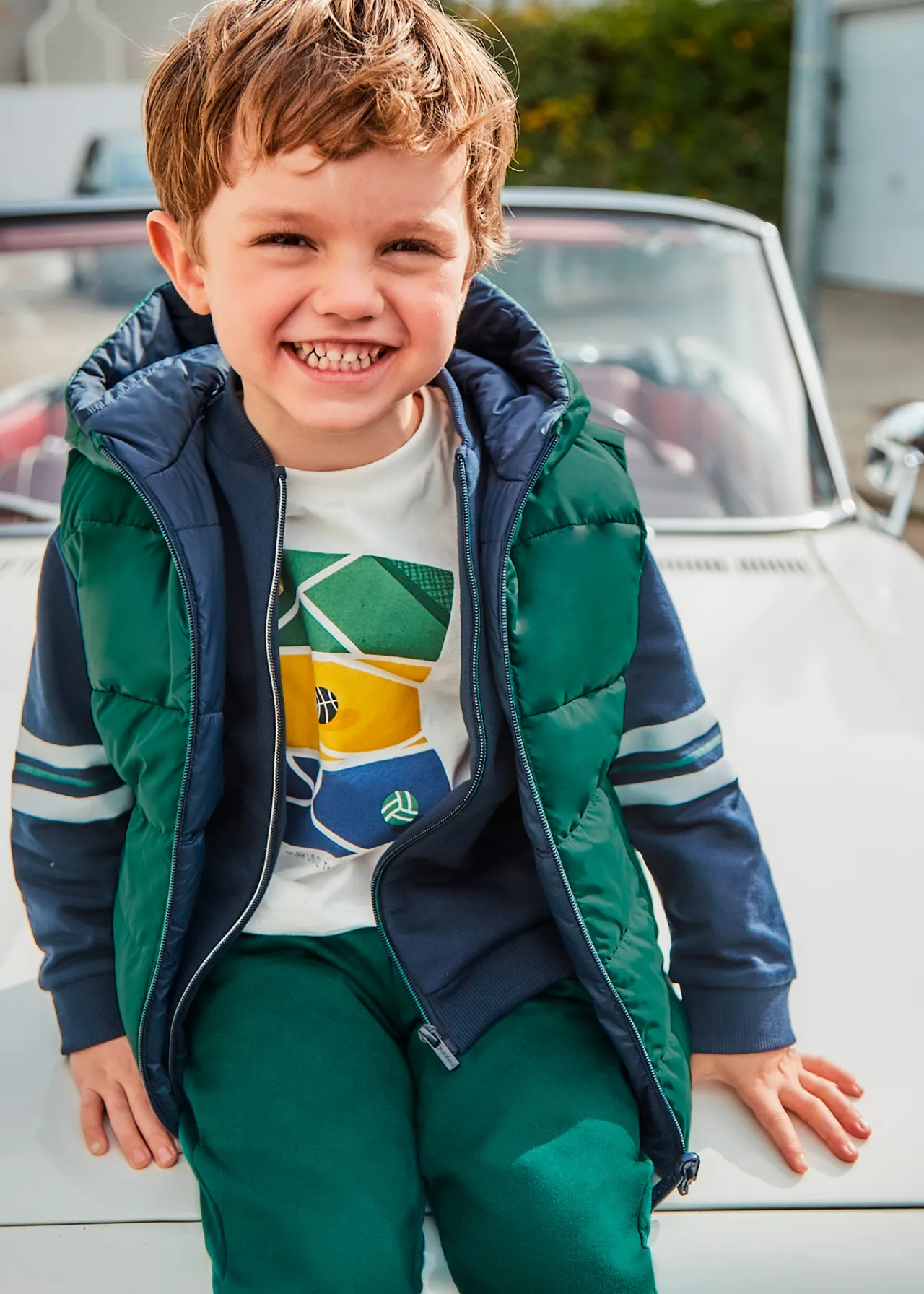 BOY Mayoral Boy Reversible Padded Vest