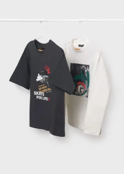 BOY Mayoral Boy Set of 2 Contrasting T-Shirts