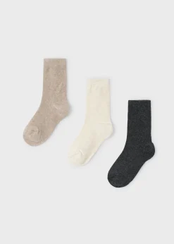 BOY Mayoral Boy Set of 3 Socks