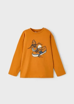 BOY Mayoral Boy Shoes Print T-Shirt