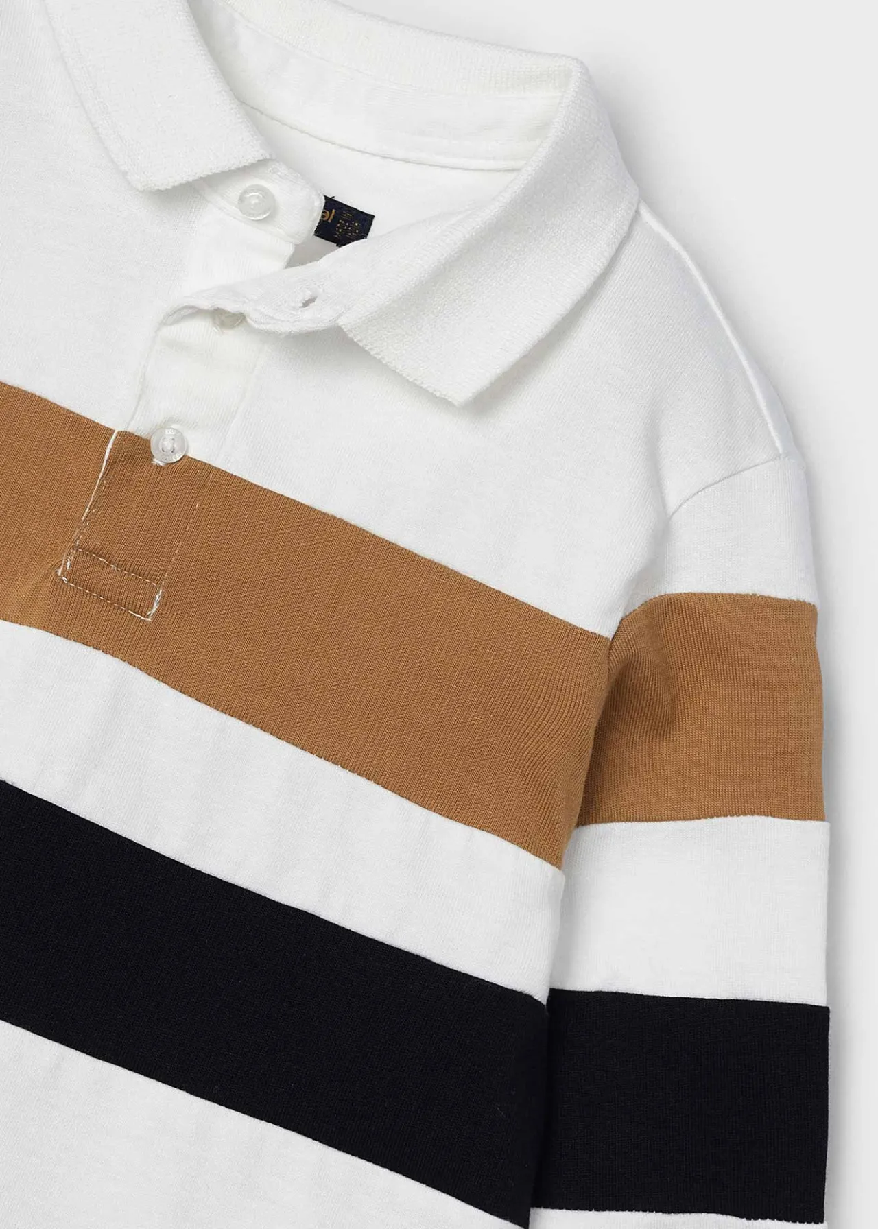BOY Mayoral Boy Striped Polo Shirt