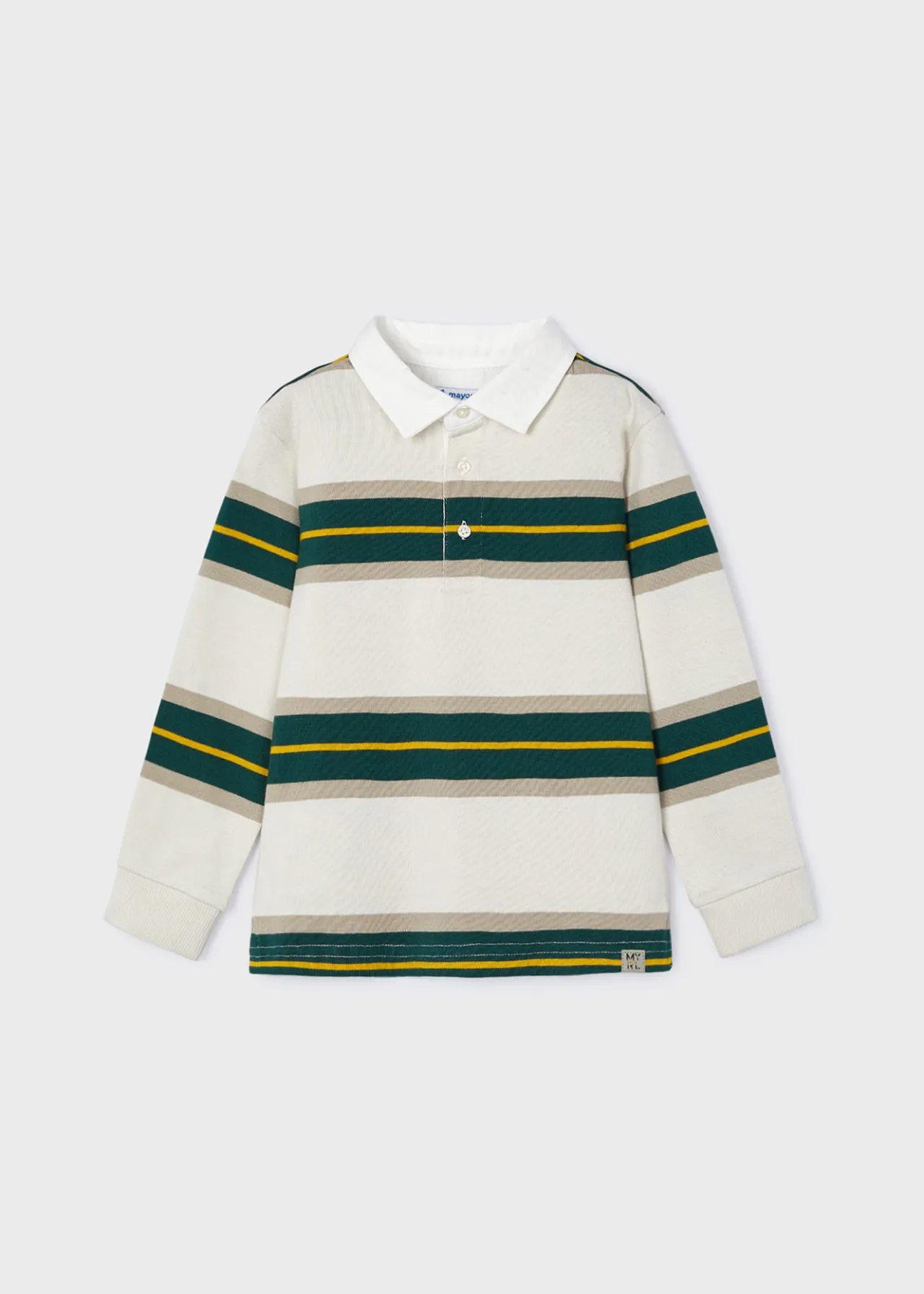 BOY Mayoral Boy Striped Polo Shirt