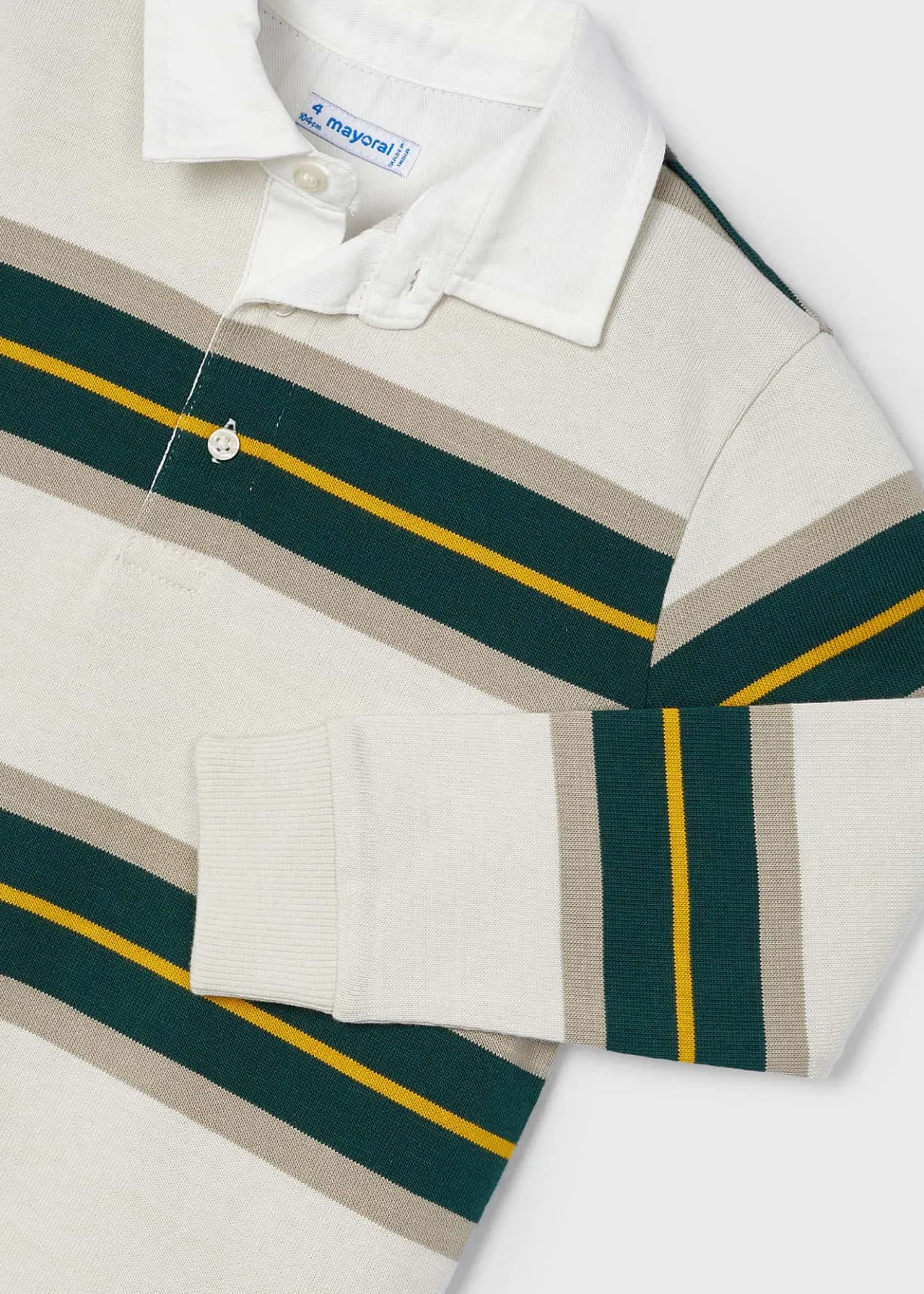 BOY Mayoral Boy Striped Polo Shirt